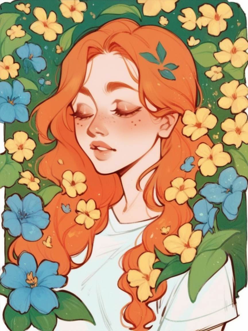 00025-335159138-score_9, score_8_up, score_7_up, score_6_up,  _lora_p4n3lsXLP_0.9_ p4n3ls, 1girl, flowers, long hair, ginger hair, panel.png